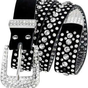 Rhinestone Western Cowgirl Belt
